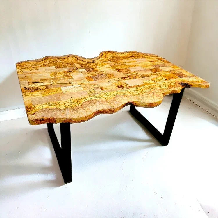 Irregular shape rustic olive wood – handcrafted and natural design