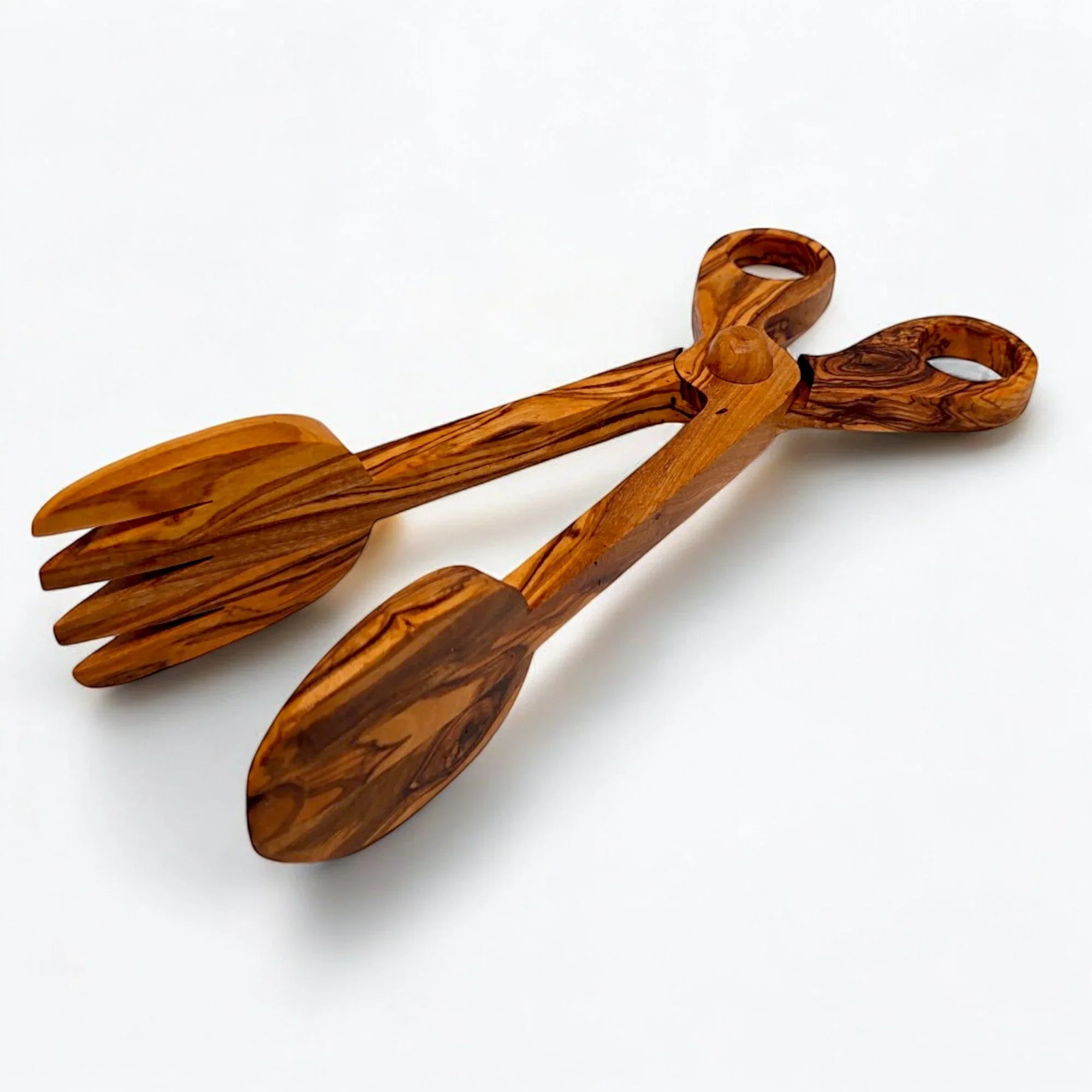 Salad tongs 26 cm – handcrafted and natural design