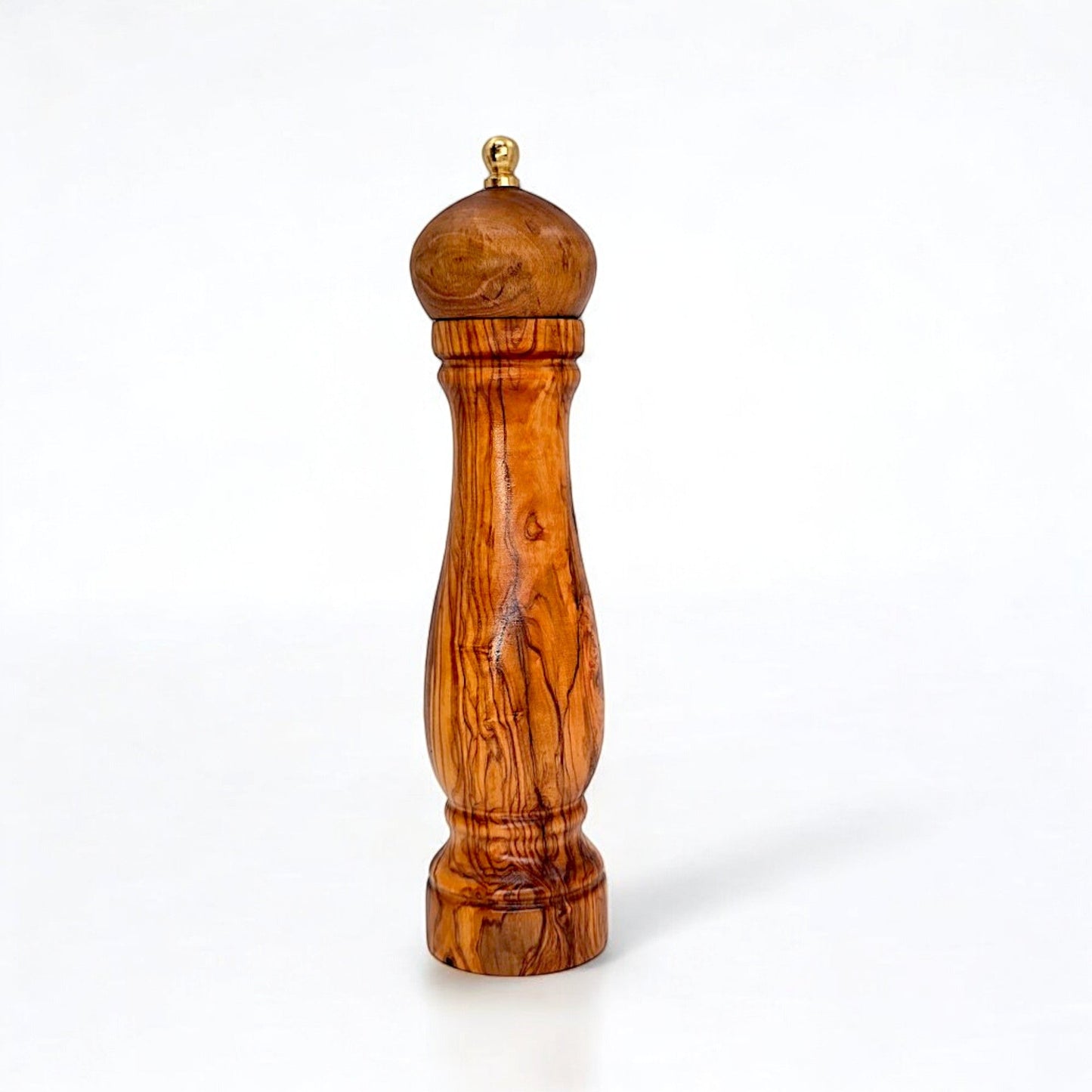 Olive Wood Salt/Pepper Mill | Wooden Spice/Herb/Coffee Grinder