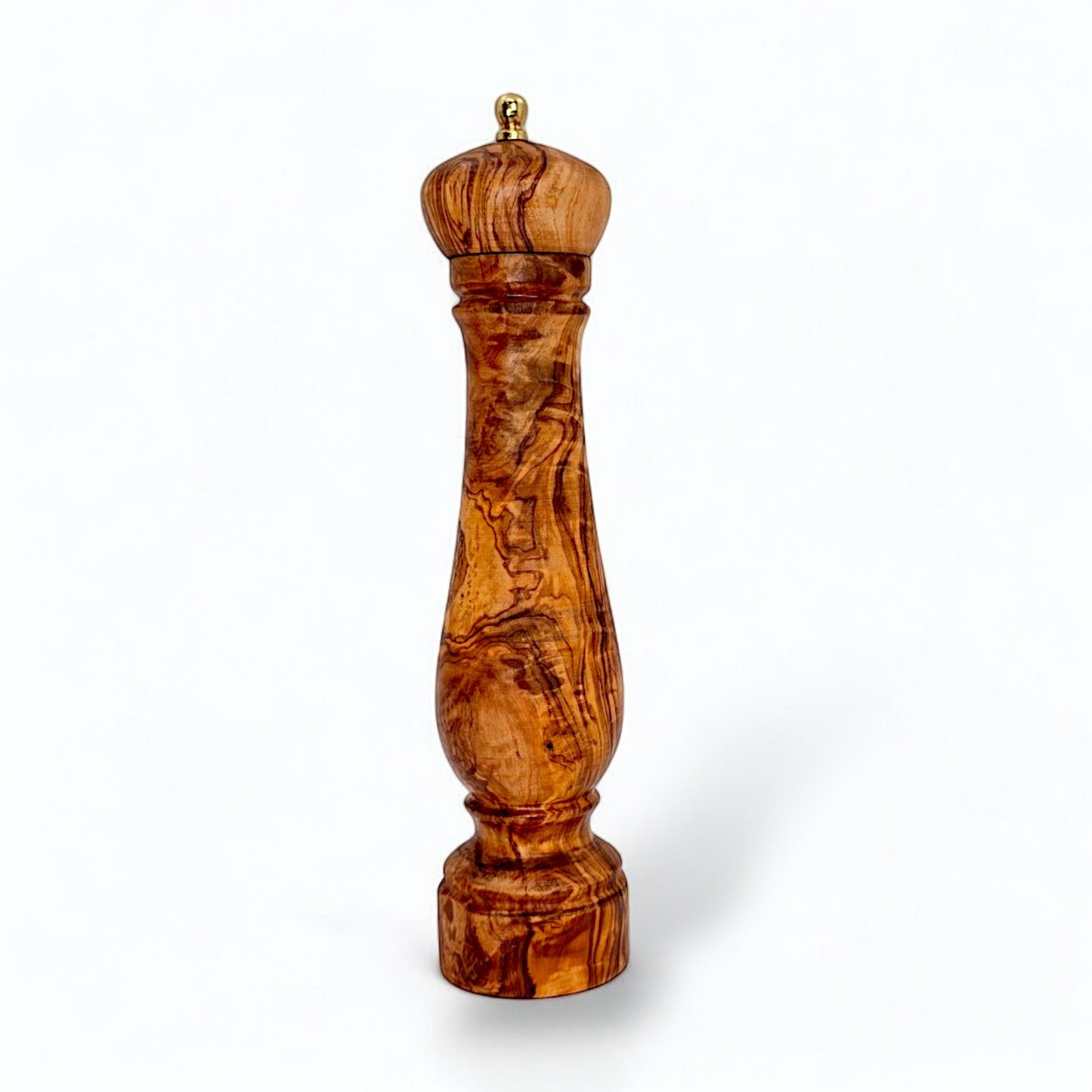 Olive Wood Salt/Pepper Mill | Wooden Spice/Herb/Coffee Grinder