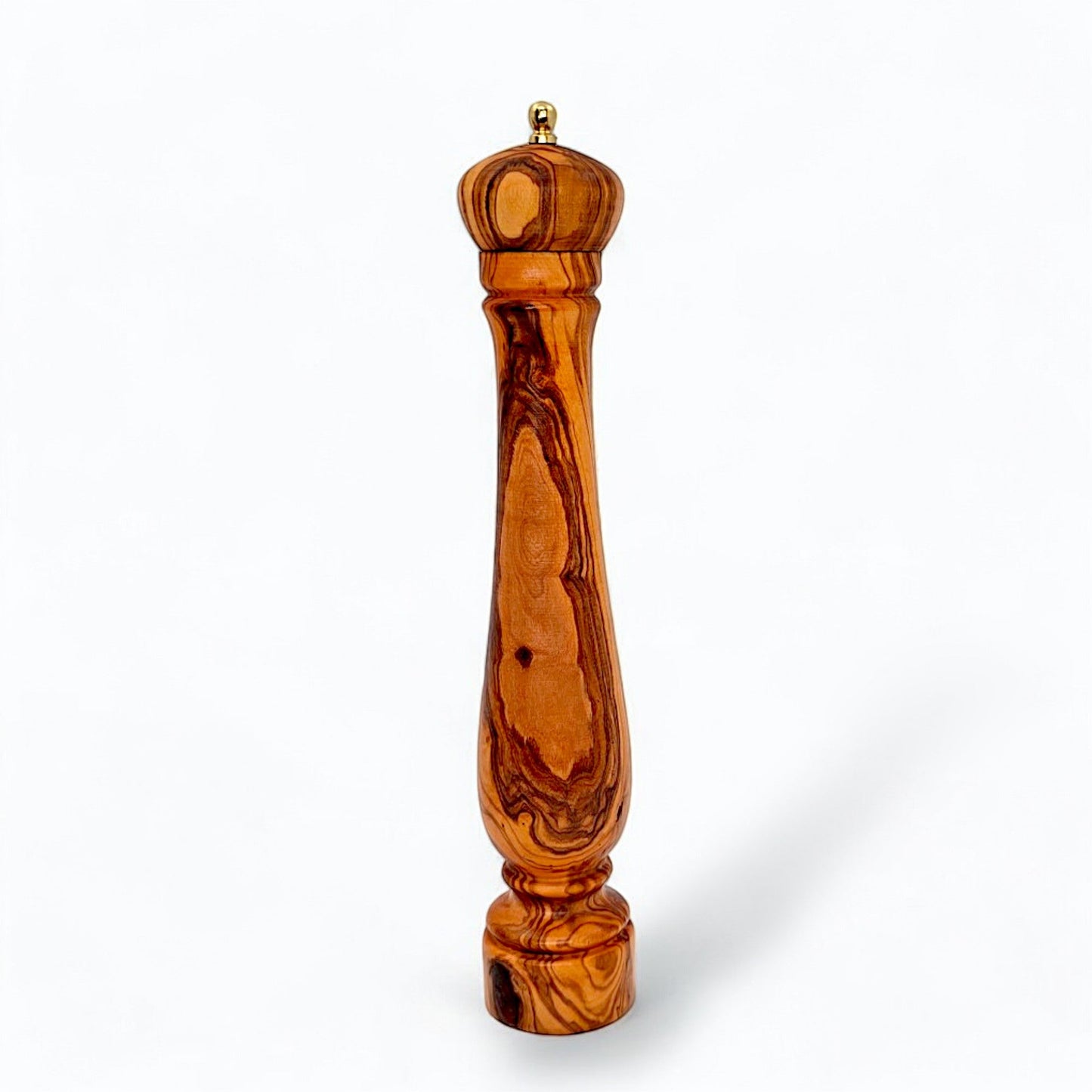 Olive Wood Salt/Pepper Mill | Wooden Spice/Herb/Coffee Grinder