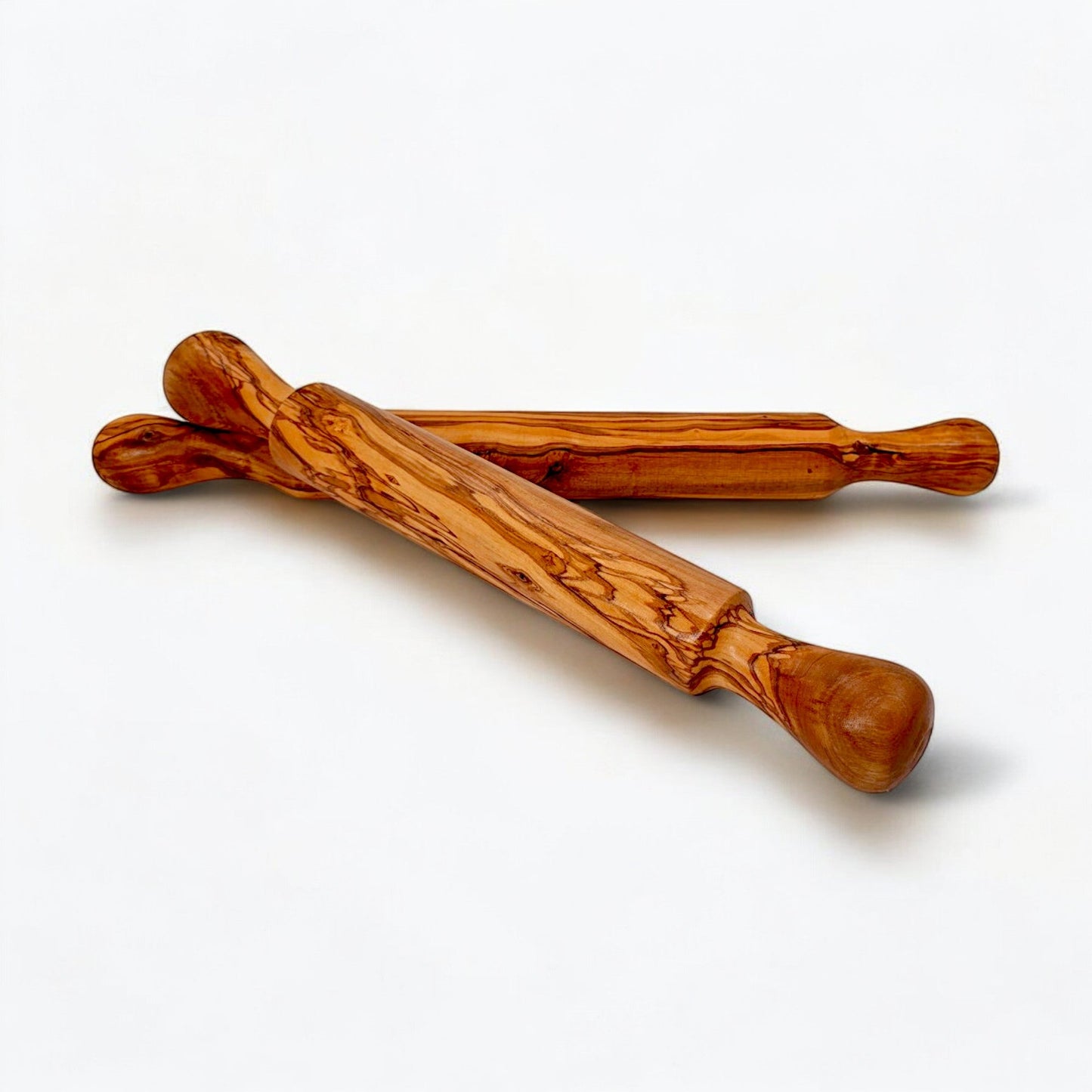 Handcrafted Olive Wood Rolling Pin | Durable Hardwood | Sustainably Sourced | Cake Baking | Various Sizes