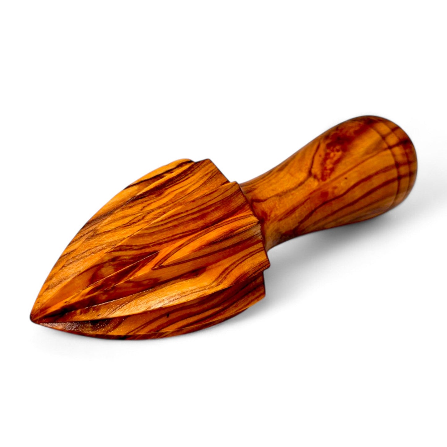 Olive Wood Hand Crafted Wooden Lemon Lime Orange Fruit Juicer | 10 cm | Kitchen Utensil Gadget