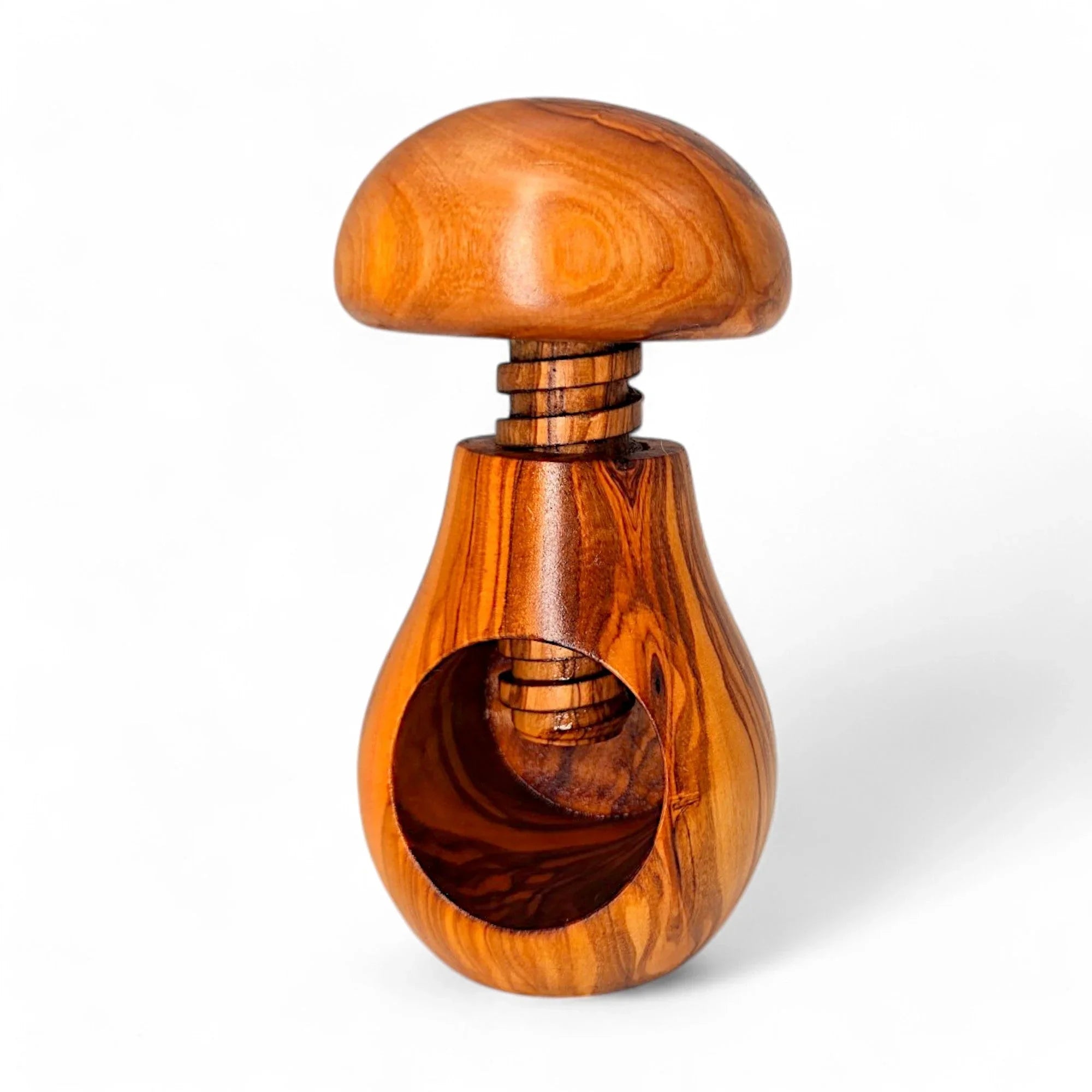 Mushroom shape nutcracker – handcrafted and natural design