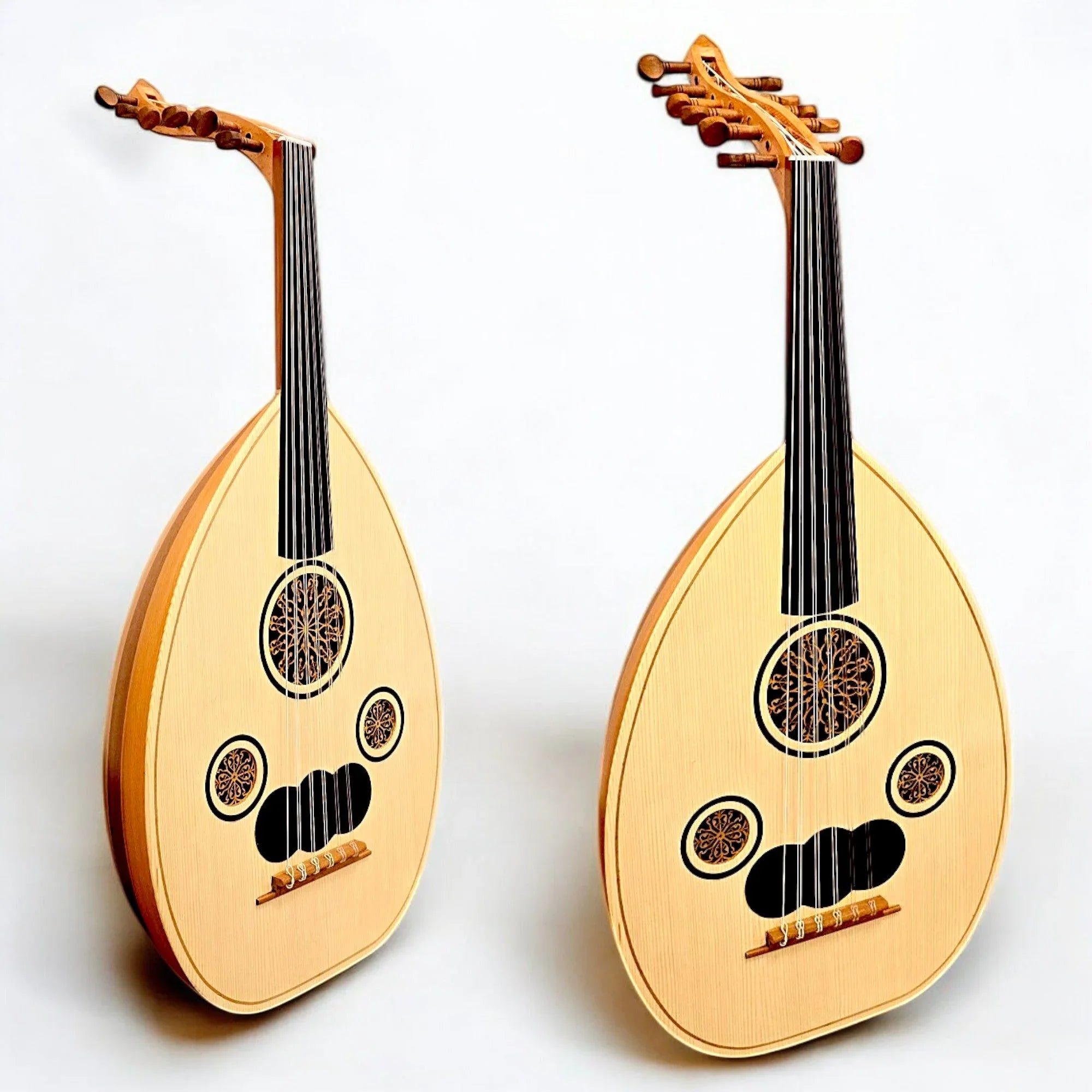 Turkish Oud "The Turkish Butterfly" with Soft Case – Handcrafted Musical Instrument | Verdant Grain