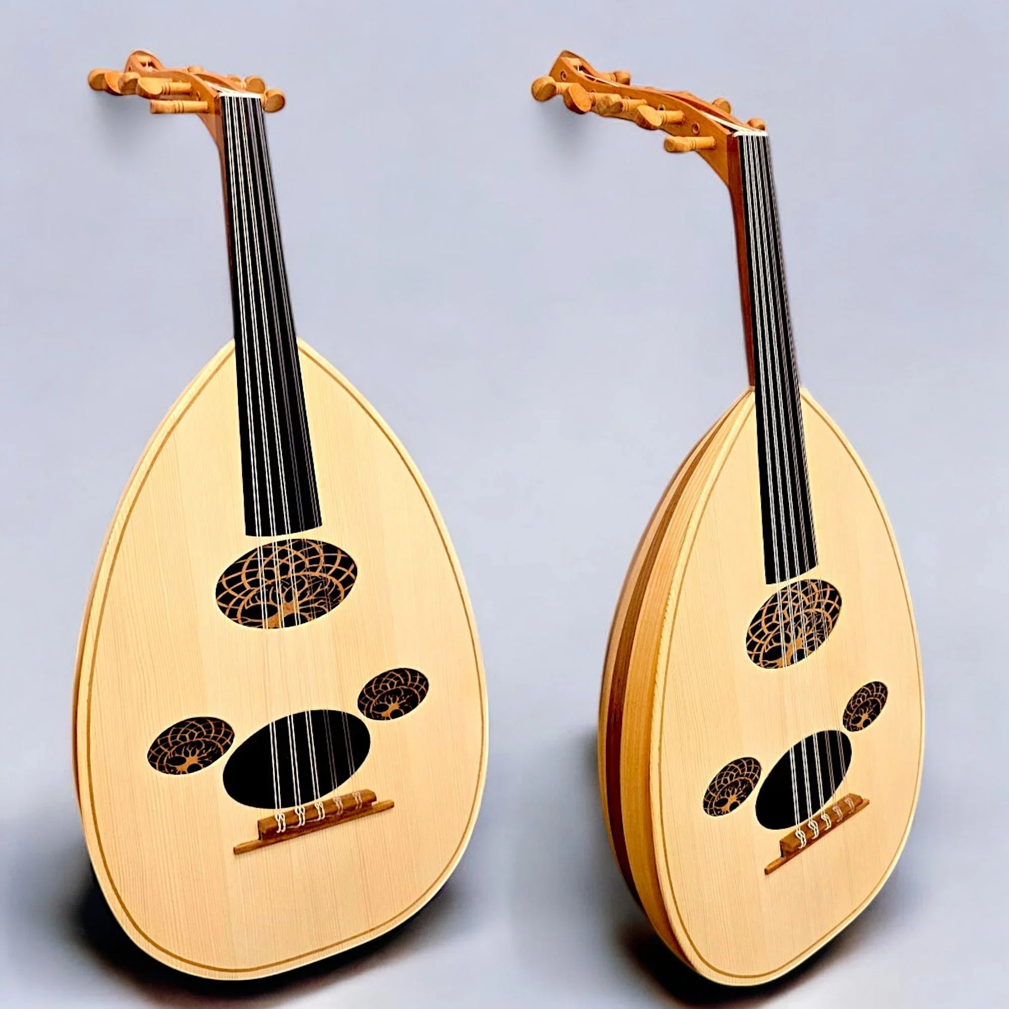 Turkish Oud "The Turkish Butterfly" with Soft Case – Handcrafted Musical Instrument | Verdant Grain