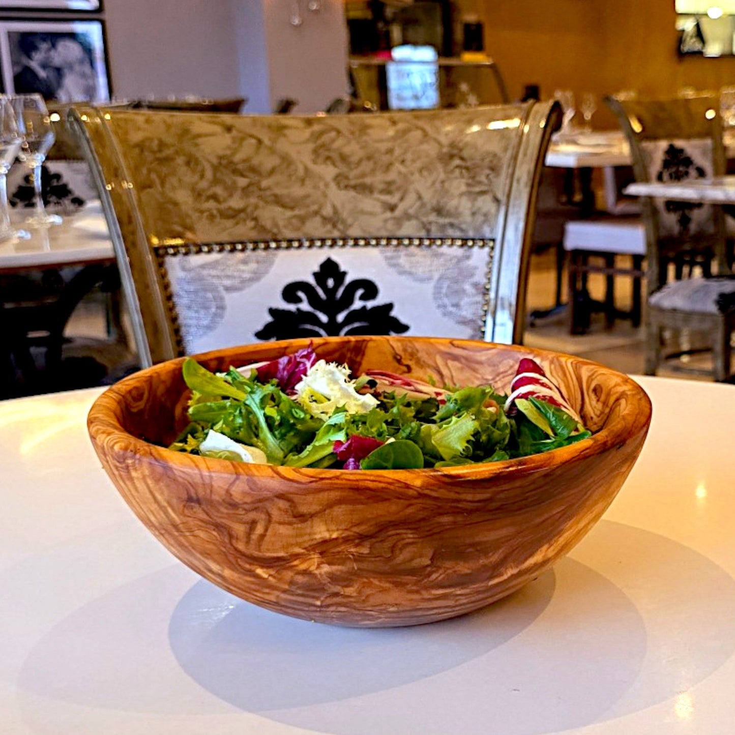 Olive Wood Small Handcrafted Wooden Bowl | Great for Sides, Cereal, Condiments, Spices | Various Sizes