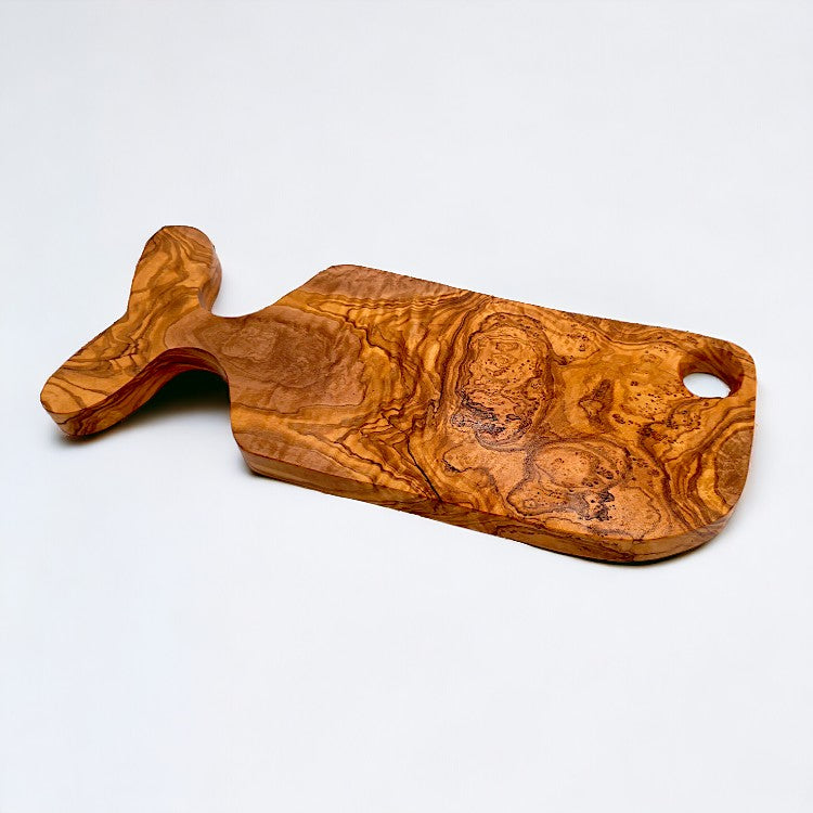 Fish Shaped Olive Wood Serving Board