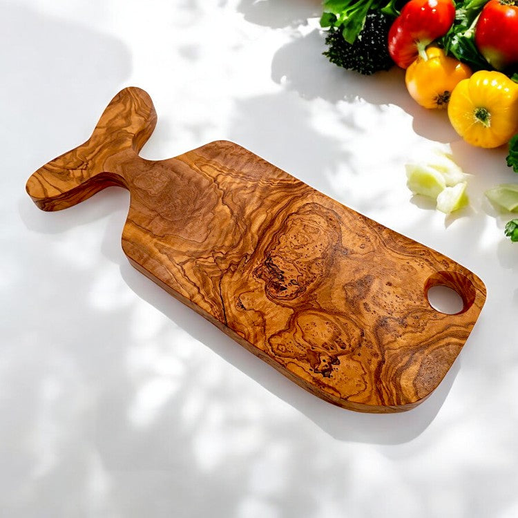 Fish Shaped Olive Wood Serving Board