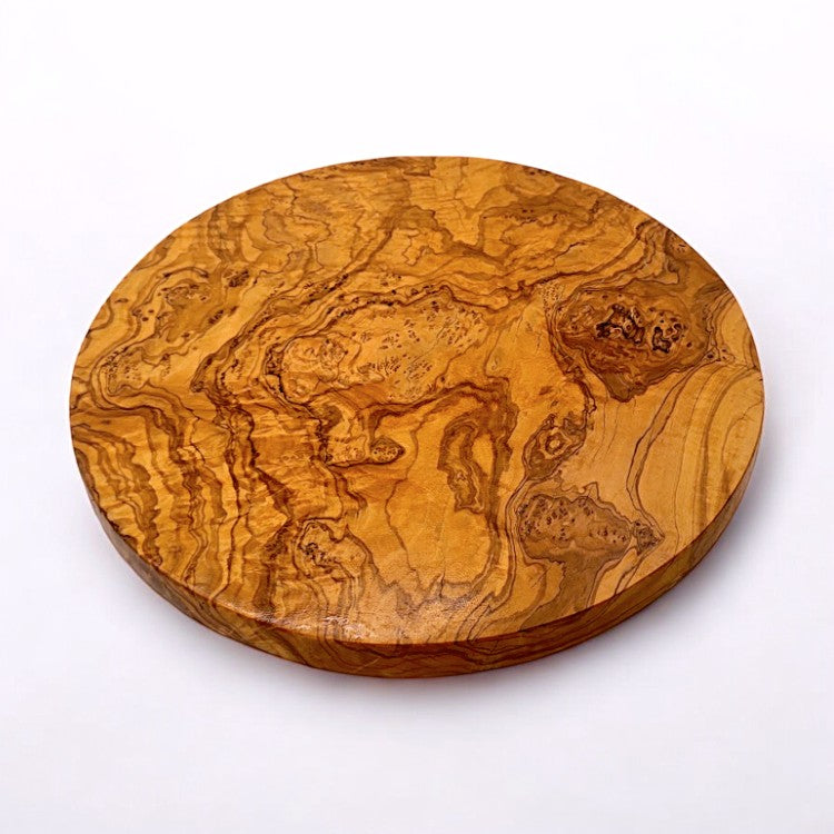 Olive Wood Round Circular Shaped Cutting Board - 20 to 40 cm