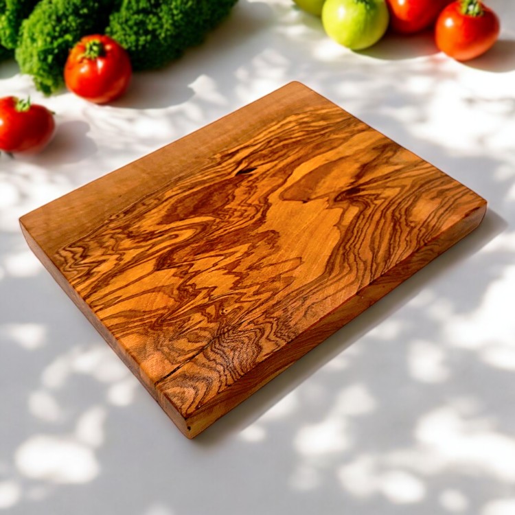 Rectangular End Grain Olive Wood Chopping Board