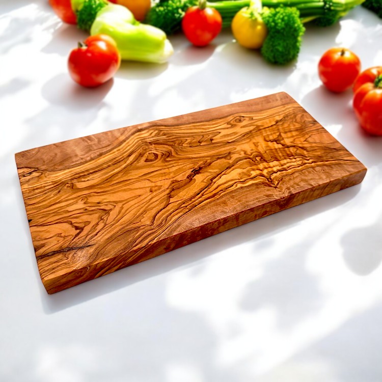 Rectangular End Grain Olive Wood Chopping Board