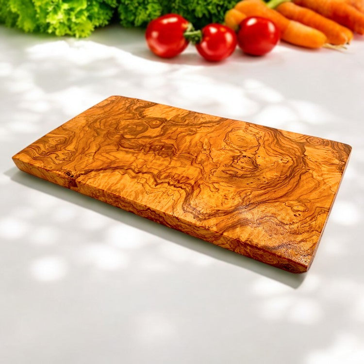 Rectangular End Grain Olive Wood Chopping Board