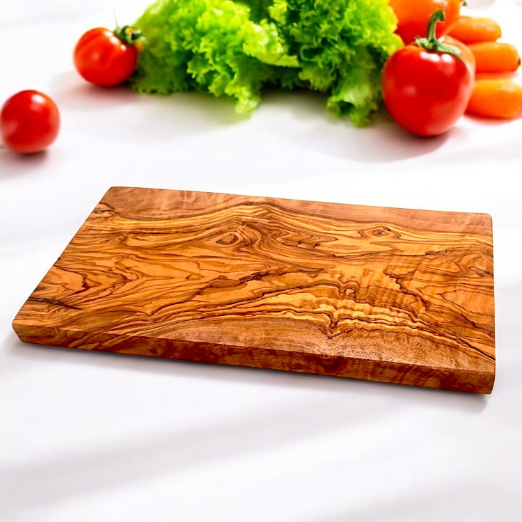 Rectangular End Grain Olive Wood Chopping Board