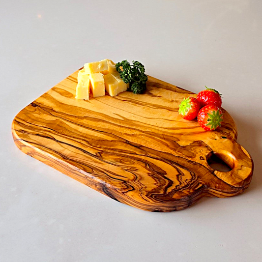 Olive Wood Cutting Board with Hanging Hole