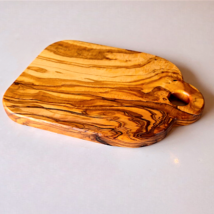 Olive Wood Cutting Board with Hanging Hole