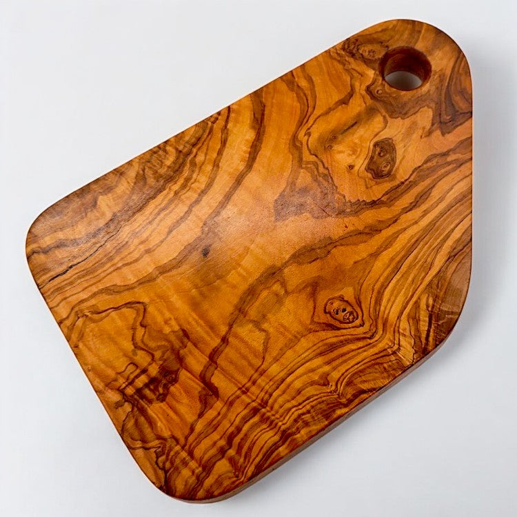 Olive Wood Cutting Board with Hole