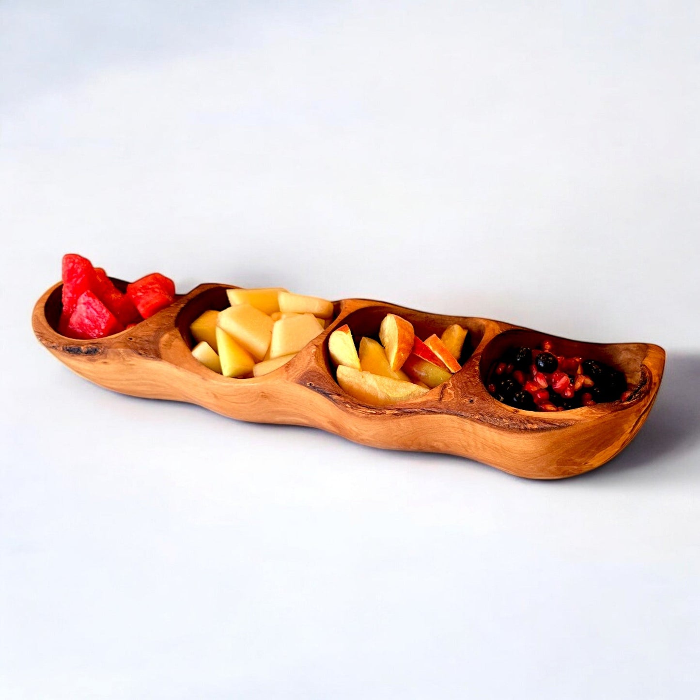 Olive Wood Antipasti Dish 2 | 3 | 4 Sections