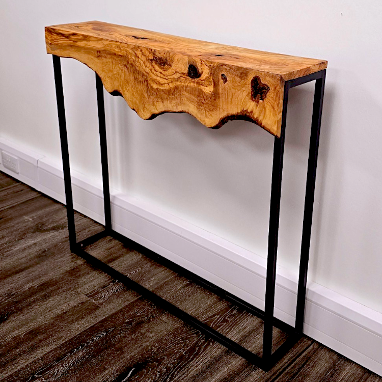 Hallway table with Metal Frame