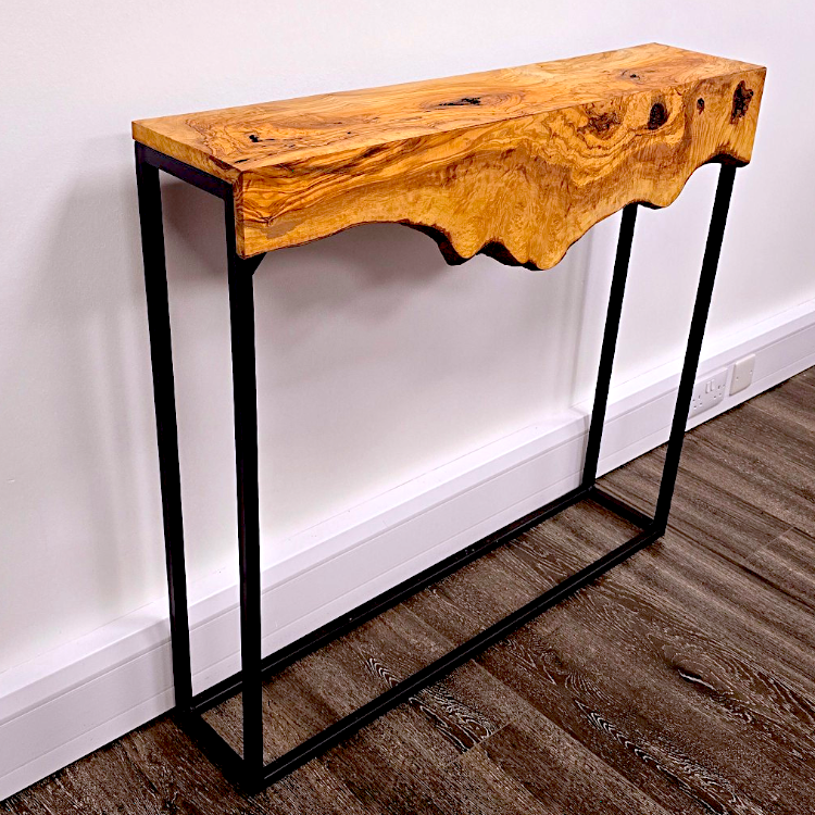 Hallway table with Metal Frame