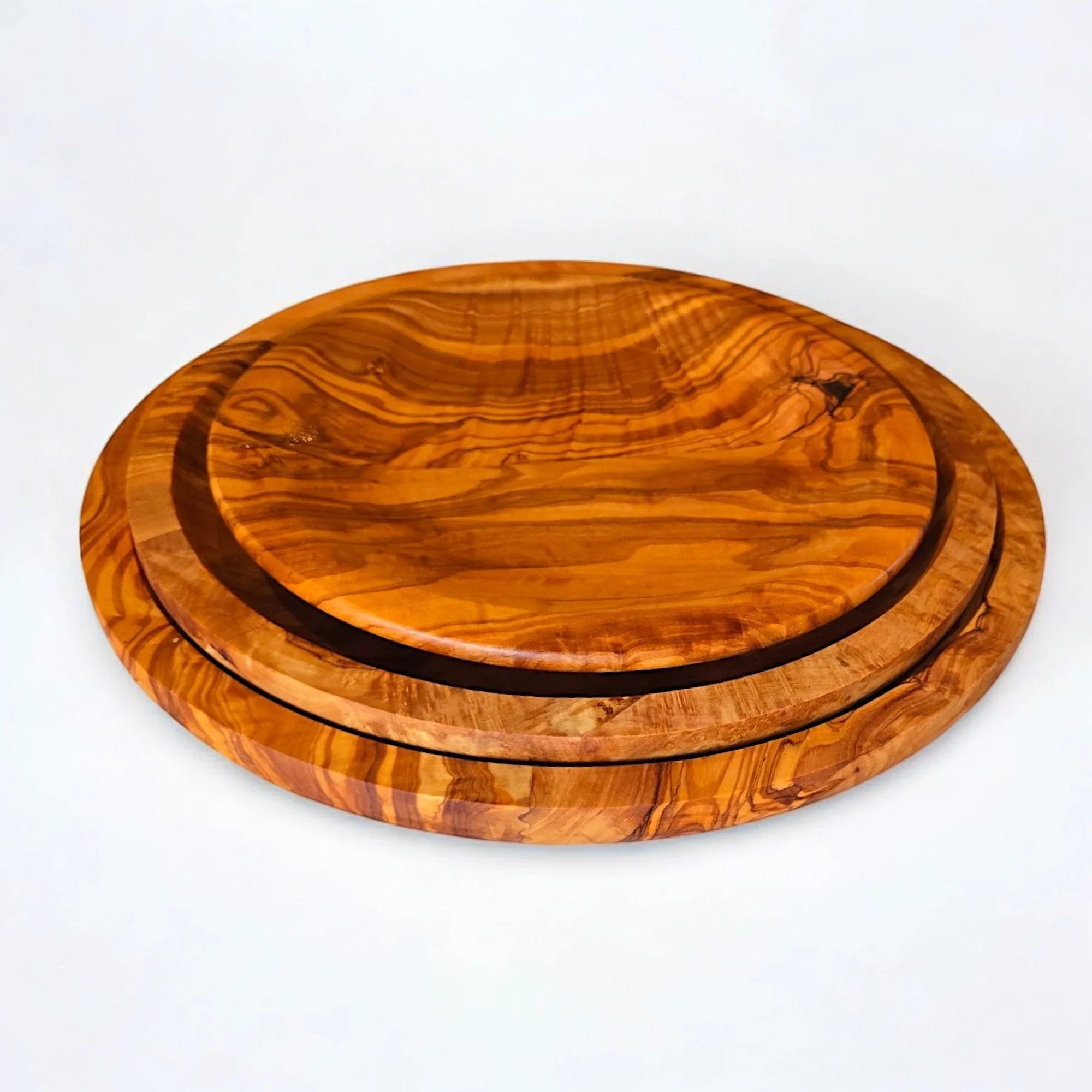 Set of 3 olive wood – handcrafted and natural design