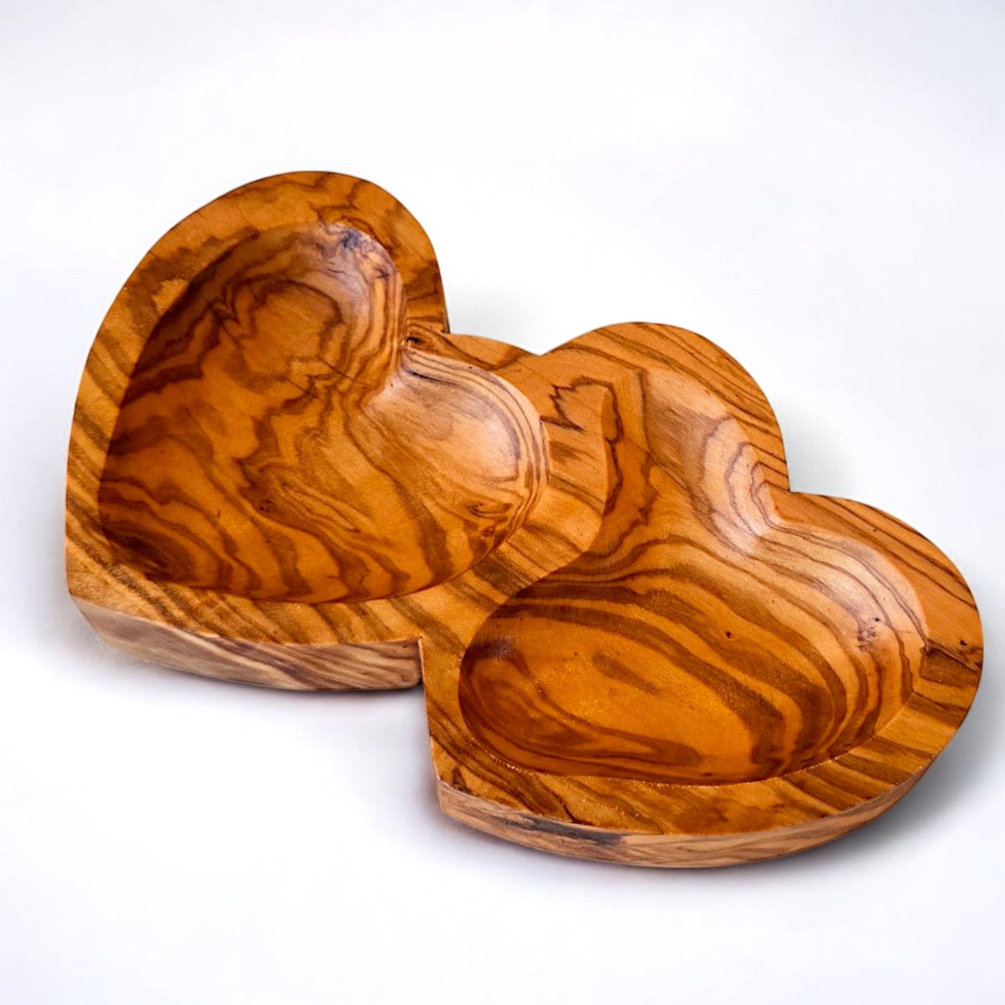 Olive Wood Heart Shaped Dish , Wooden Ring dish, unique dish, Nut dish, living room, Sustainably Sourced, Eco-Friendly, handmade, gift