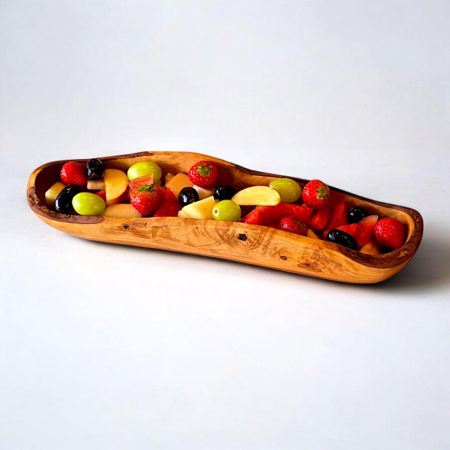 Olive Wood Rustic Serving Dish 30 cm