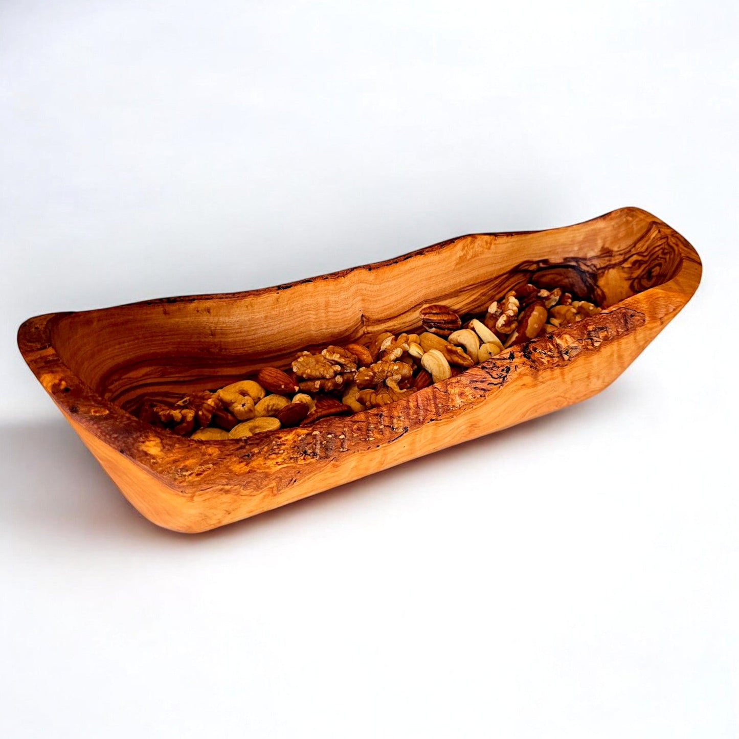 Olive Wood Rustic Serving Dish 30 cm