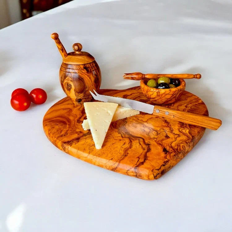 beautifully carved of olive wood luxury