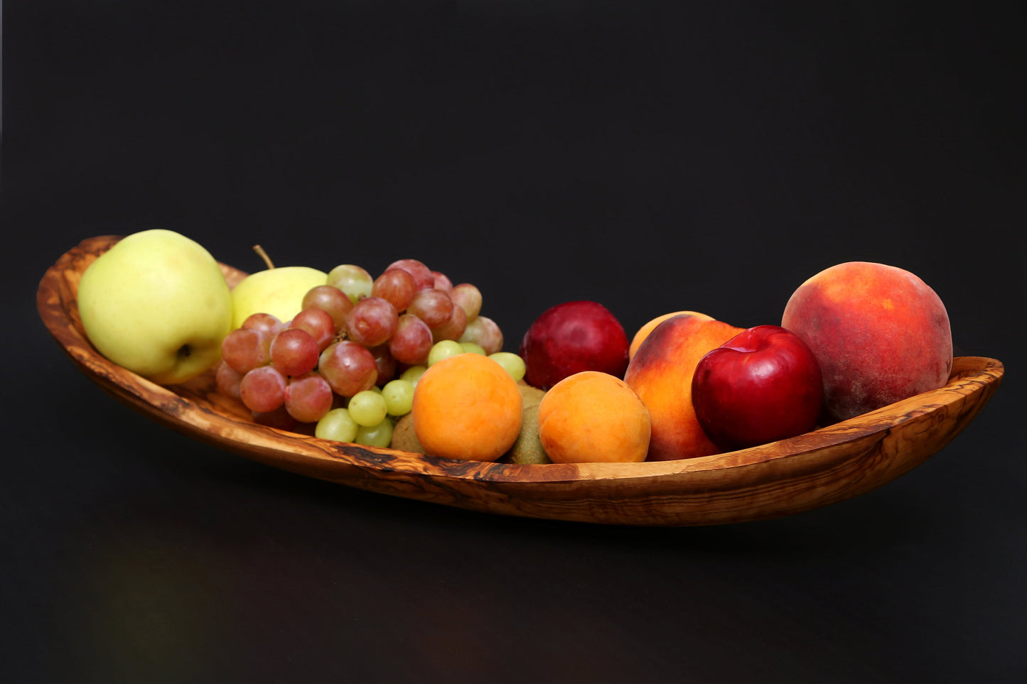 Olive Wood Large Boat Shaped Serving Dish 50 cm, Sustainably Sourced, Eco-Friendly, handmade, gift