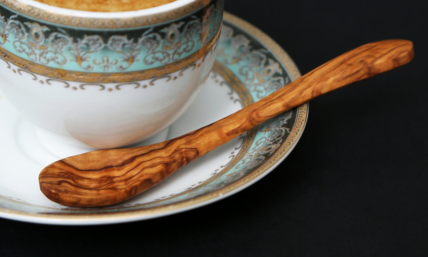 Olive Wood Tea/Coffee Small Natural Chemical Free Spoon | Various Sizes