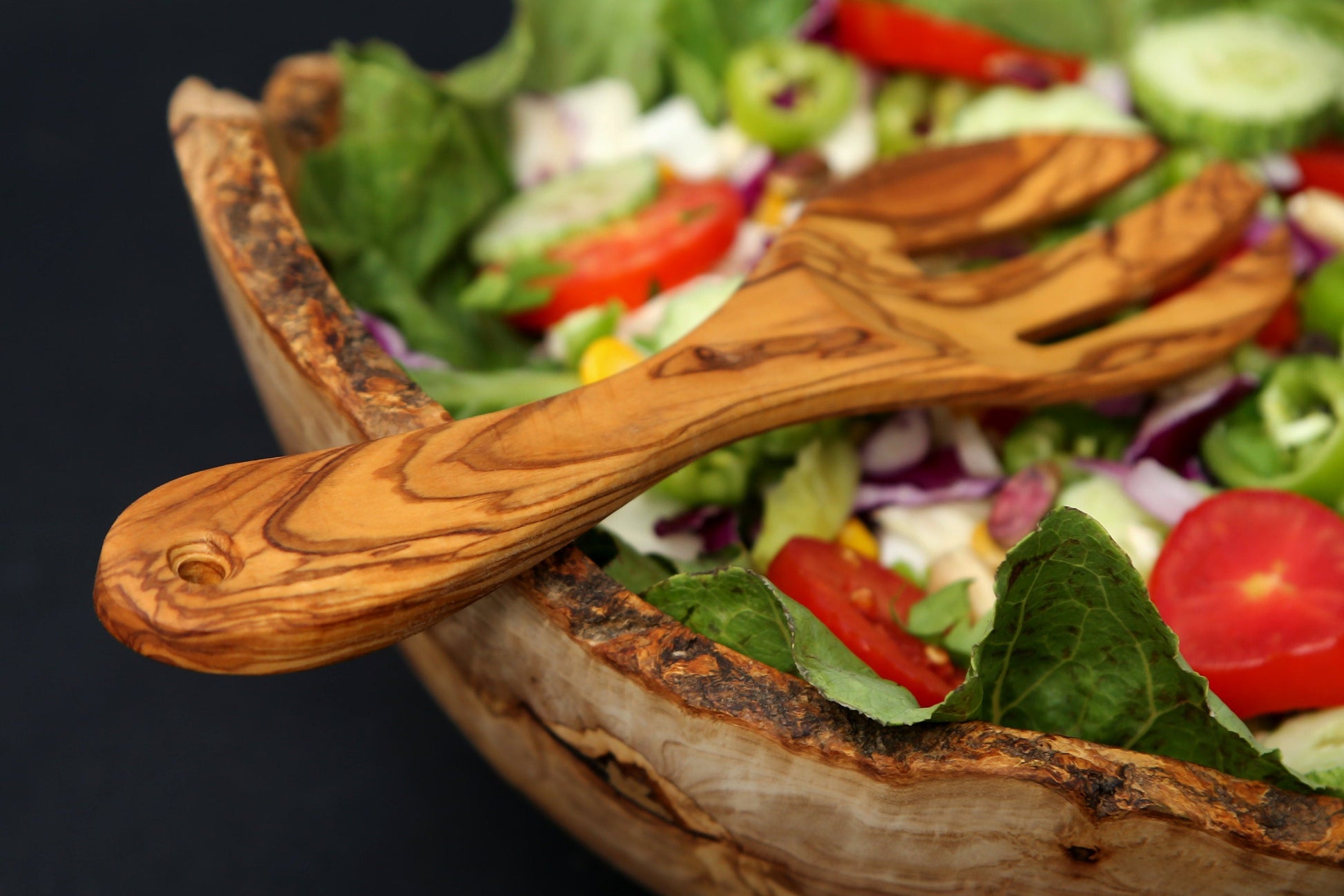 Olive Wood Cutlery 25 cm