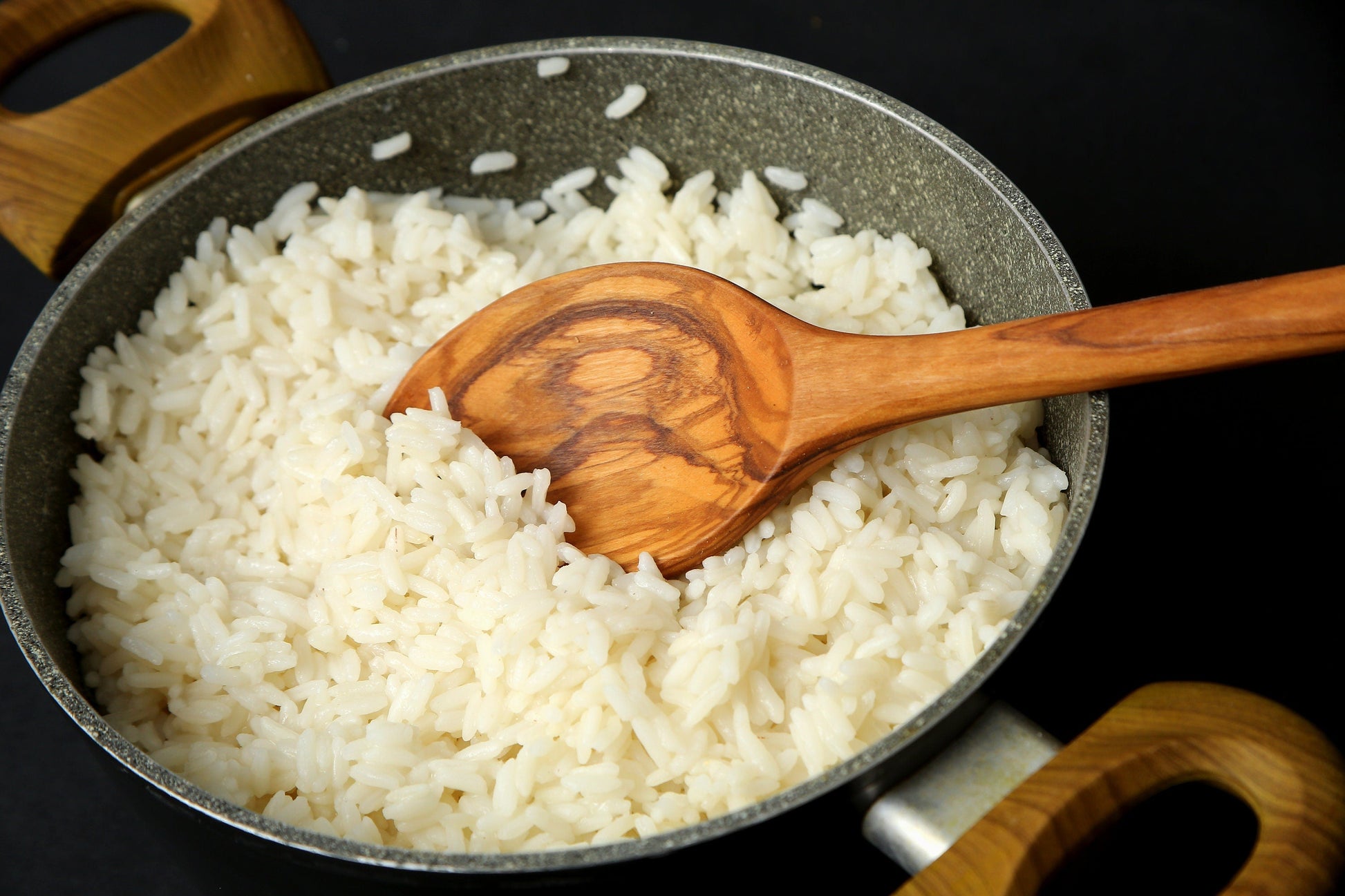 Olive Wood Rice Cooking Spoon 37 cm, wooden spoon, kitchen spoon, kitchen utensils, Rice Spoon, restaurant, gift for shef, gift, handmade