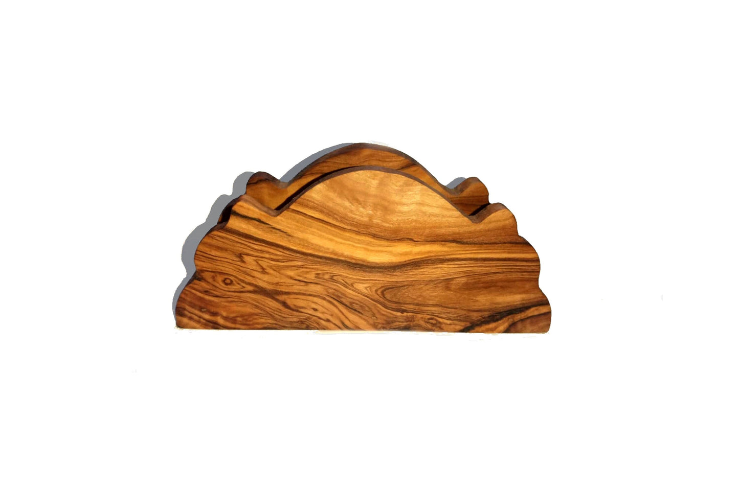 Olive Wood Classic Napkin Holder