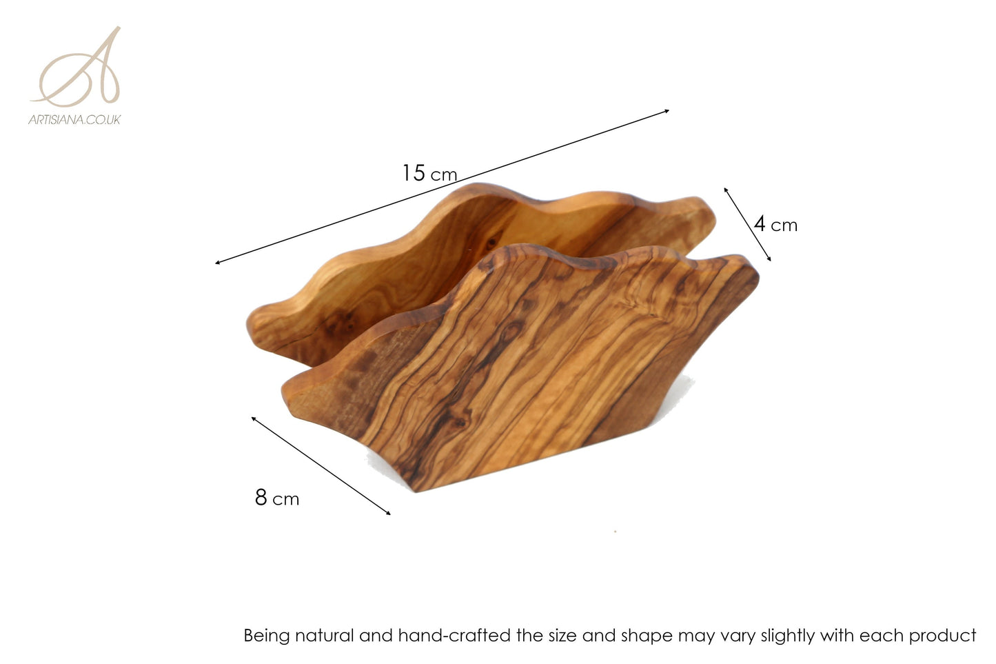 Olive Wood Classic Napkin Holder