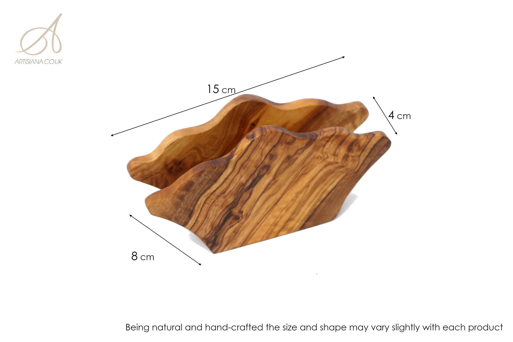 Olive Wood Classic Napkin Holder