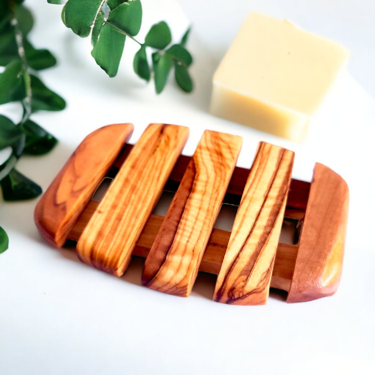 Olive Wood Soap Dish 11 cm