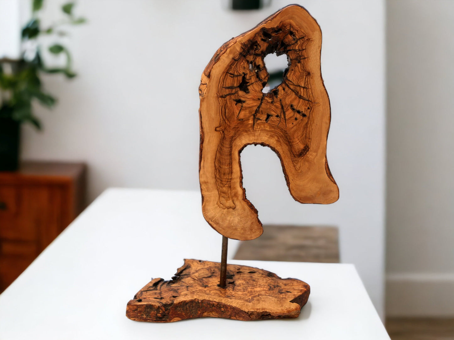 Olive Wood Unique Decorative Sculpture, home decor, decoration