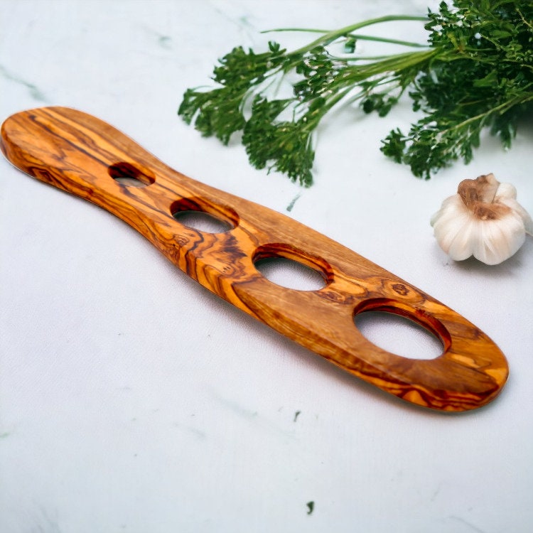 Olive Wood Handcrafted Wooden Spaghetti Measure Portion Sizer Kitchen Gadgets For Portion Control Pasta Noodles