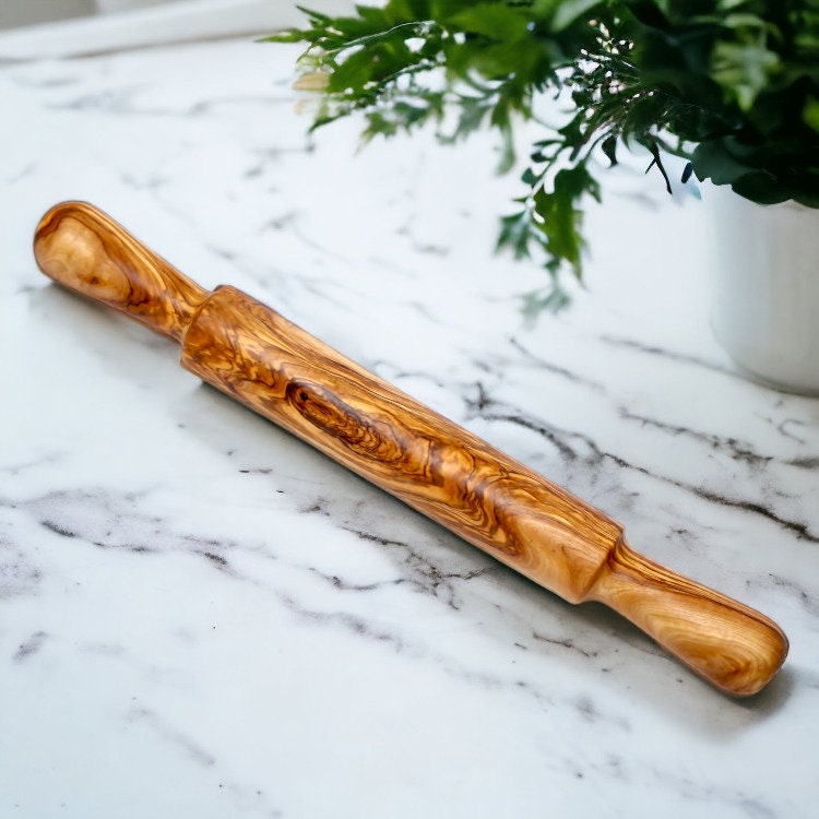 Olive wood Set of Rolling Pin , Small bowl, Spice scoop, oil-Vinegar bottle, bakery , pastery, kitchen utensils, restaurant, chef, gift