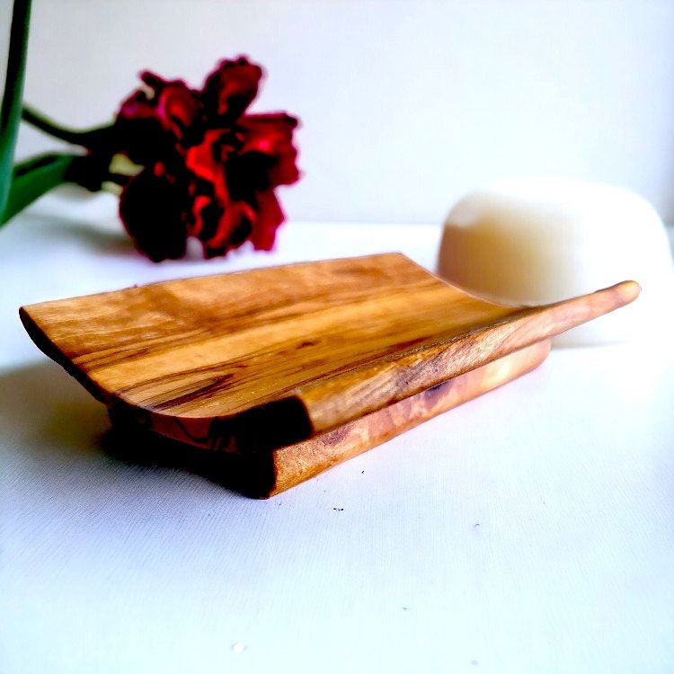 Olive Wood Soap Dish 11 cm