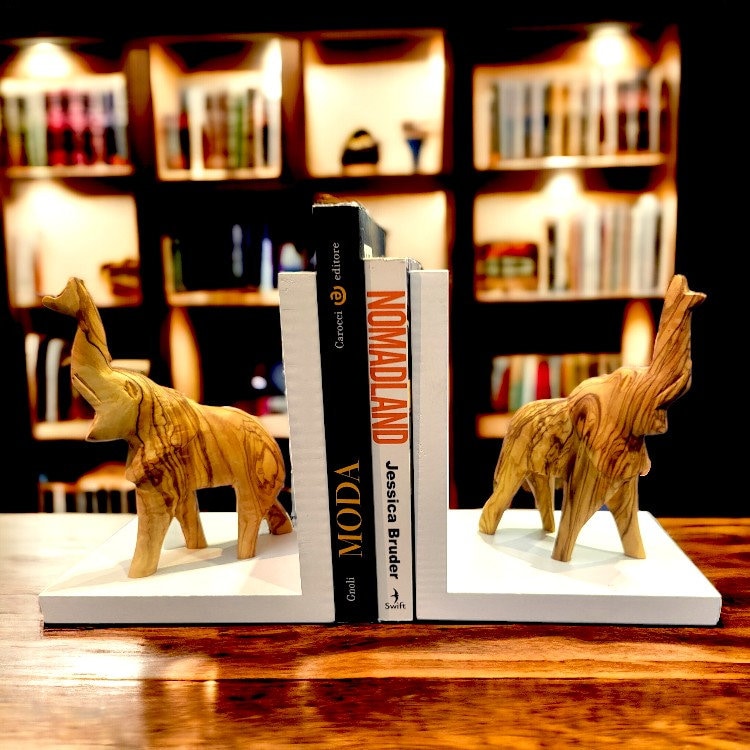 Elephant Bookends