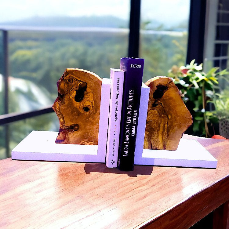 Rustic Bookends