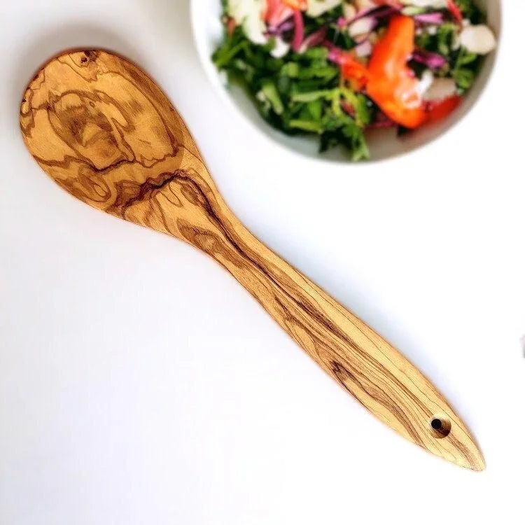 Olive wood spoon 25 cm – handcrafted and natural design