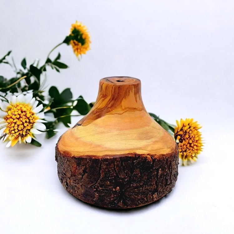 Wooden Vase ,dry flower holder , decorative item