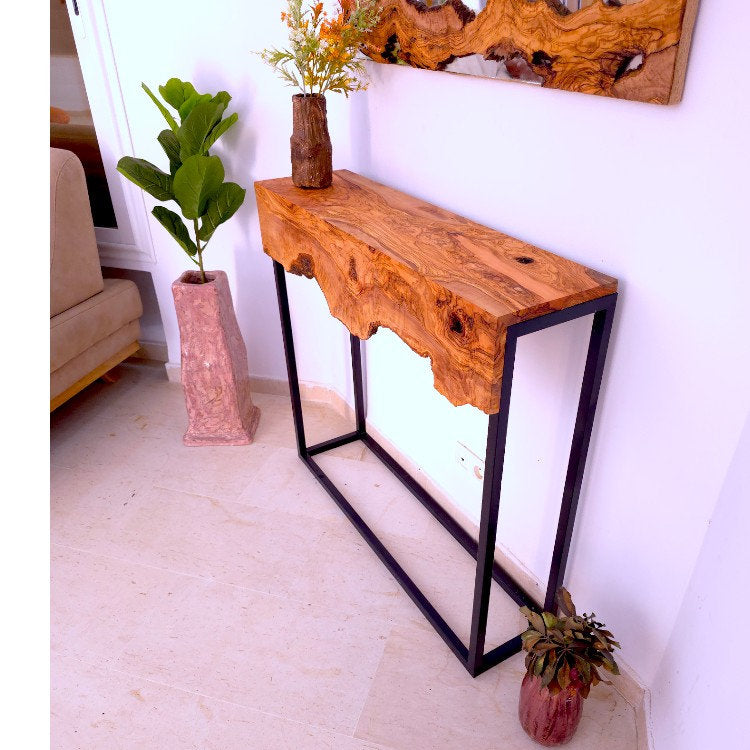 Hallway table with Metal Frame