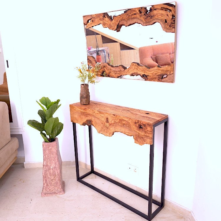 Hallway table with Metal Frame 80 cm