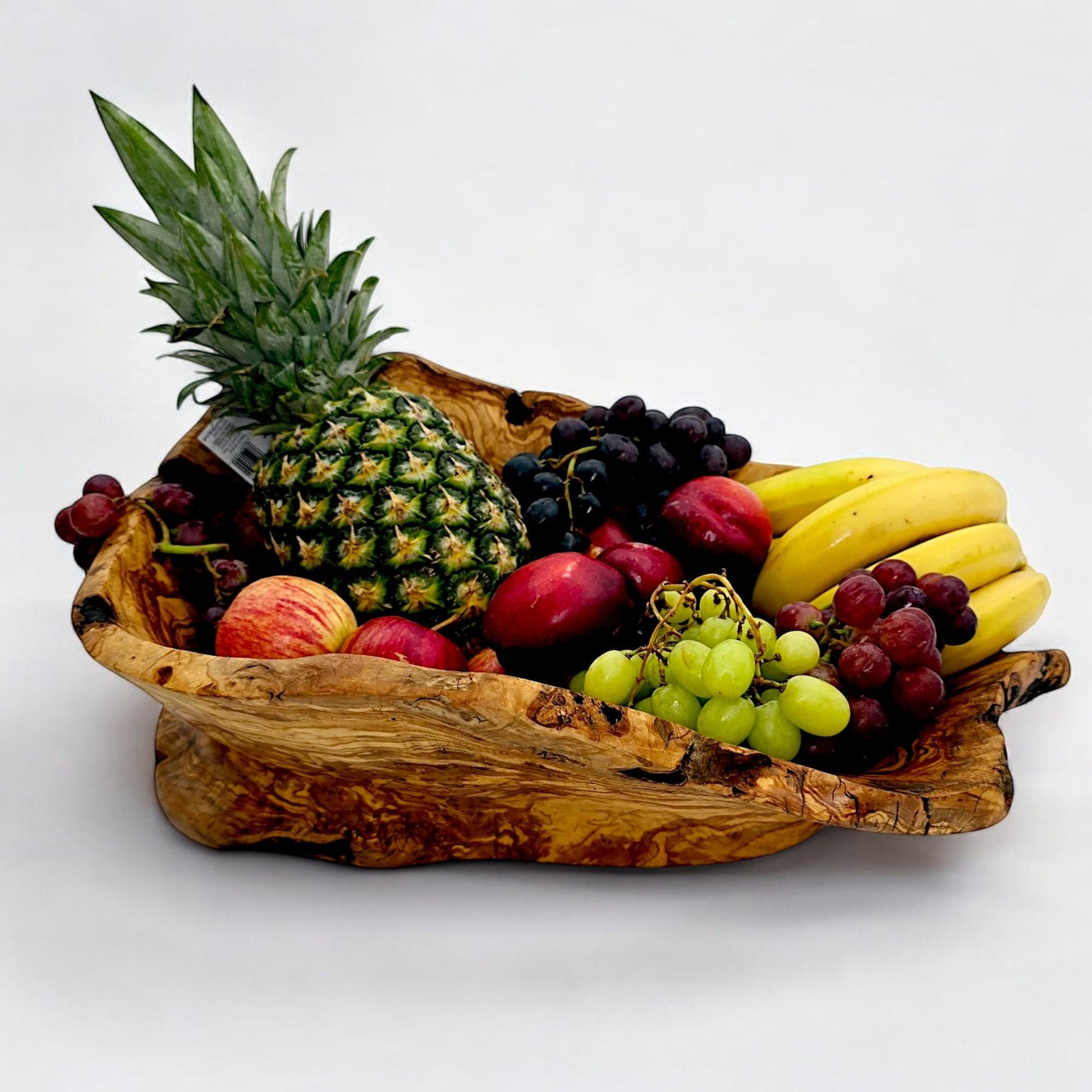 beautifully hand carved Olive Wood Master piece Fruit bowl