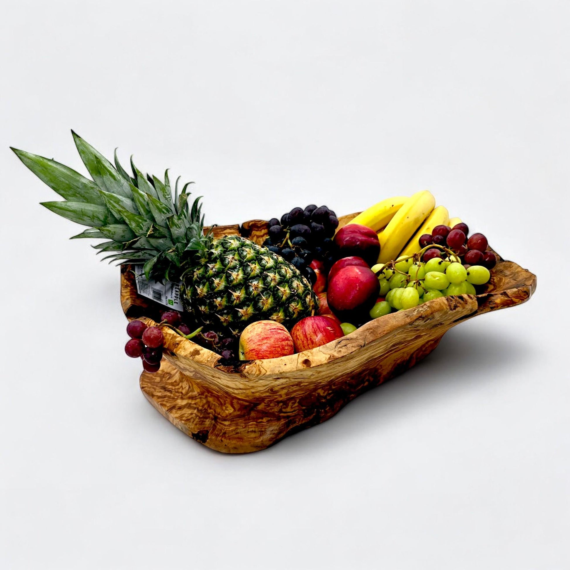 beautifully hand carved Olive Wood Master piece Fruit bowl