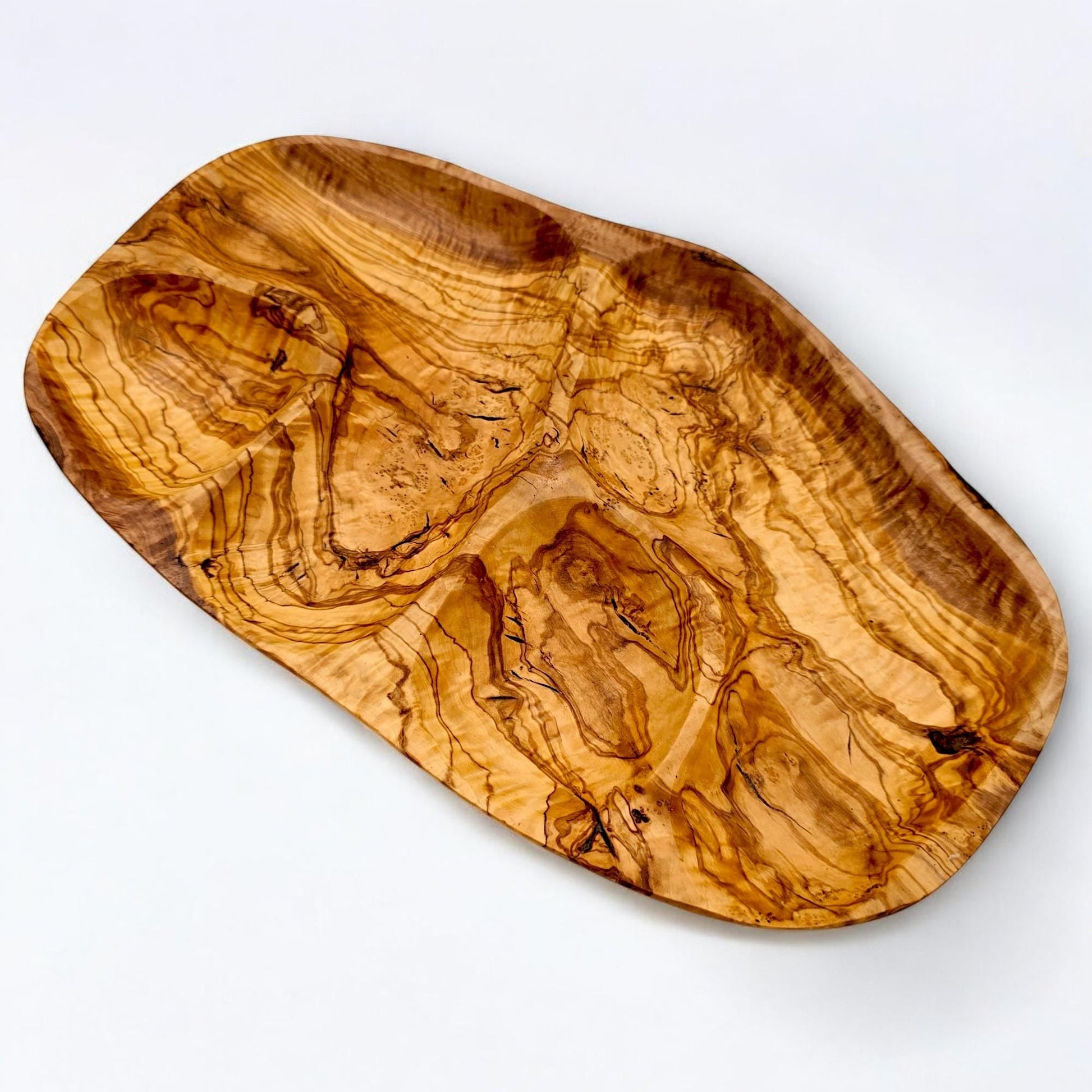 Olive Wood Tray-Nut Dish, snacks Dish, olives Dish , cheese Dish 35 cm, Sustainably Sourced, Eco-Friendly, handmade, gift